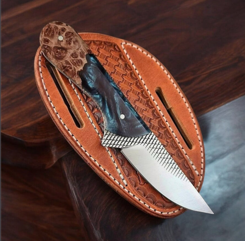 Handcrafted Cowboy Fixed Blade Knife – 8