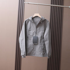 Lightweight Hooded Sun Jacket — Breathable Nylon | XS–3XL
