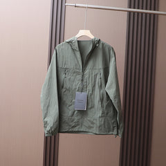 Lightweight Hooded Sun Jacket — Breathable Nylon | XS–3XL
