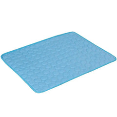 Pet Cooling Mat for Cats & Dogs – Ice Silk Summer Pad