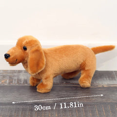 Dachshund Sausage Dog Plush Toy – Soft Stuffed Animal, 30cm