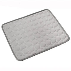 Pet Cooling Mat for Cats & Dogs – Ice Silk Summer Pad