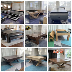 Oak Slate Pool Table with Dining Conversion