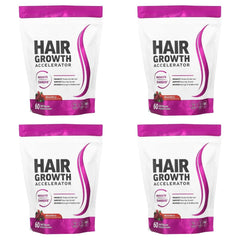 Hair Vitamins Gummies Berry Flavor 60 Count Nutrition Supplement with Biotin & Vitamins C,E — Promote Wellness Hair Growth