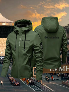 Men's Lightweight Waterproof Windproof Hooded Jacket