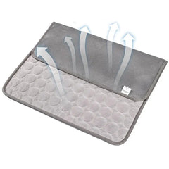 Pet Cooling Mat for Cats & Dogs – Ice Silk Summer Pad