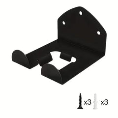 Heavy Duty Wall-Mounted Metal Tool Rack – Garage Organizer for Lawn Mowers, Trimmers & Power Tools