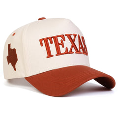 Unisex TEXAS Letter Embroidery Baseball Caps Spring Autumn Outdoor