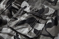 Loose camouflage beach five pants men's summer cotton thin section in the pants summer work casual shorts