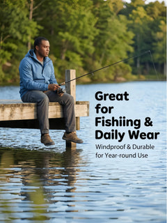 Men's Lightweight Waterproof Windproof Hooded Jacket