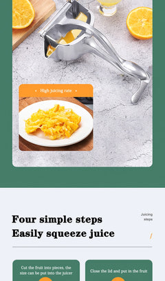 Manual Citrus Juicer Hand Orange Squeezer Lemon Fruit Juicer Press Machine Potato Masher and Ricer Manual Juicer