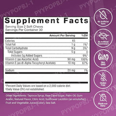Hair Vitamins Gummies Berry Flavor 60 Count Nutrition Supplement with Biotin & Vitamins C,E — Promote Wellness Hair Growth