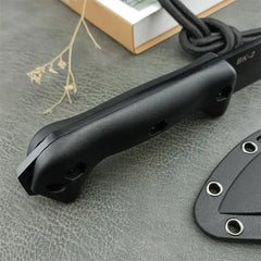 NEW KA-BAR Fixed Blade Knife BK2 Outdoor Camping Knife 8Cr13Mov Blade