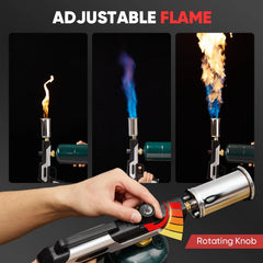 Kitchen Torch High Heat Adjustable Flame Handheld Butane Welding