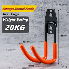 Heavy Duty Garage Wall Mount Utility Hooks – Tool & Garden Organizer