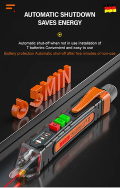 Intelligent Multi-Function Non-Contact Voltage Test Pen Sound Light Alarm Breakpoint Detection Induction Electric Tester Pen