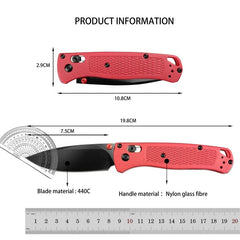 BM 535 Bugout Axis Tactical Folding Knives S30V Drop Point Blade Non Slip Nylon Fiberglass Handle Outdoor Camping Pocket Knife