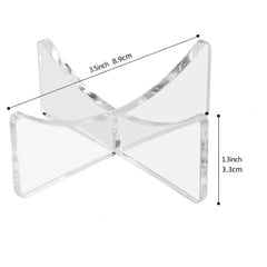1pc Transparent Acrylic Ball Stand，Ball Display Stand，Suitable for Rugby, Football All Sports