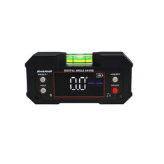 Digital angle gauge with a clear background