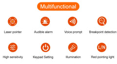Intelligent Multi-Function Non-Contact Voltage Test Pen Sound Light Alarm Breakpoint Detection Induction Electric Tester Pen
