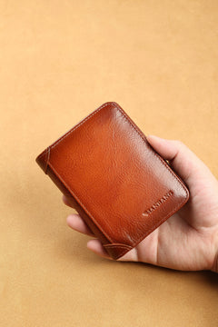 Manbang Men's Wallets RFID Leather Trifold Wallets For Men with ID Window and Credit Card Holder high quality