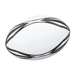 Rugby Ball Inflatable Practice Ball High Elasticity PVC Rugby Ball for Match and Daily Training