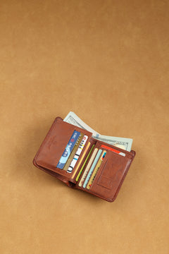 Manbang Men's Wallets RFID Leather Trifold Wallets For Men with ID Window and Credit Card Holder high quality