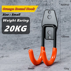 Heavy Duty Garage Wall Mount Utility Hooks – Tool & Garden Organizer