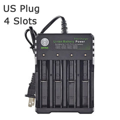 18650 Battery Charger | 1, 2 & 4 Slot | Compatible with 18650, 14500, 16340 & More