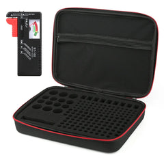 Battery Organizer Case with BT-168 Tester, 200+ Capacity