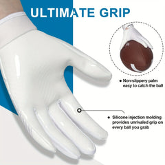 Non-Slip rugby gloves Full Finger Cycling Gloves Silicone Grip Palm