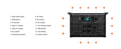 CTOLITY AP2000 2400W 1600W 500W Portable Mobile Power Station Solar Generator Lifepo4 Battery 400W Portable Foldable Solar Panel