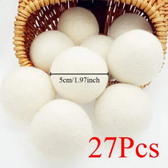 Wool Dryer Balls — Reusable Natural Fabric Softener (Multi pack options)