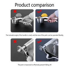 NEW 304 Stainless Steel Lemon Squeezer Citrus Juicer Hand Press Heavy Duty Manual Squeezer Lime Squeezer Juice Extractor Orange
