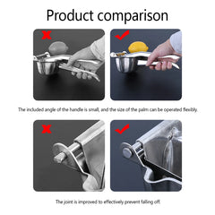 NEW 304 Stainless Steel Lemon Squeezer Citrus Juicer Hand Press Heavy Duty Manual Squeezer Lime Squeezer Juice Extractor Orange
