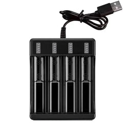 18650 Battery Charger | 1, 2 & 4 Slot | Compatible with 18650, 14500, 16340 & More