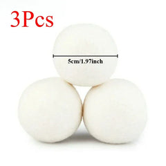 Wool Dryer Balls — Reusable Natural Fabric Softener (Multi pack options)