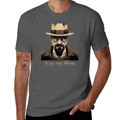 Breaking Bad Tshirt, Heisenberg Say My Name Shirt T-Shirt graphics tees Short sleeve tee men