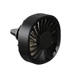 USB Car Vent Clip Fan with 3 Speeds and Color-Changing Lights