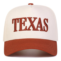 Unisex TEXAS Letter Embroidery Baseball Caps Spring Autumn Outdoor