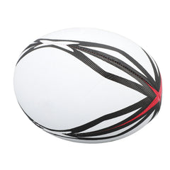 Rugby Ball Inflatable Practice Ball High Elasticity PVC Rugby Ball for Match and Daily Training