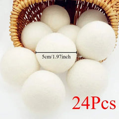 Wool Dryer Balls — Reusable Natural Fabric Softener (Multi pack options)