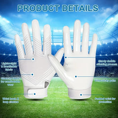 Non-Slip rugby gloves Full Finger Cycling Gloves Silicone Grip Palm