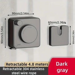 Dark gray lock mechanism with dimensions and features on a light background