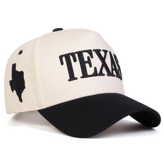 Unisex TEXAS Letter Embroidery Baseball Caps Spring Autumn Outdoor