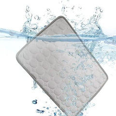 Pet Cooling Mat for Cats & Dogs – Ice Silk Summer Pad