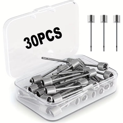 30pcs Air Pump Needle , Ball Inflation for Basketball, Soccer,