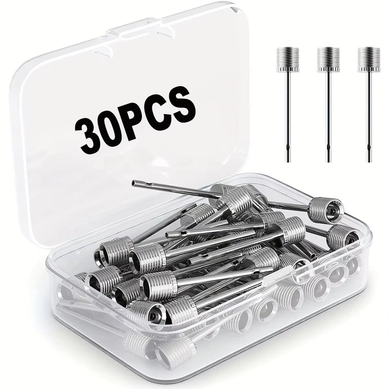 30pcs Air Pump Needle , Ball Inflation for Basketball, Soccer,