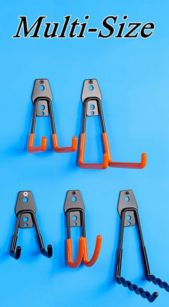 Heavy Duty Garage Wall Mount Utility Hooks – Tool & Garden Organizer