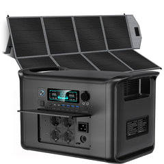 CTOLITY AP2000 2400W 1600W 500W Portable Mobile Power Station Solar Generator Lifepo4 Battery 400W Portable Foldable Solar Panel